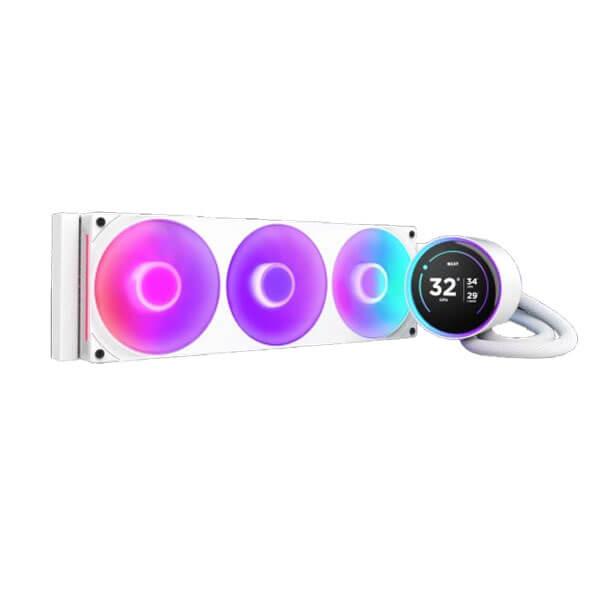 NZXT Kraken Elite 360 RGB CPU Liquid Cooler with IPS LCD (White)