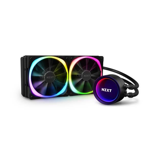 Nzxt Kraken X53 ARGB All In One 240mm CPU Liquid Cooler And CAM Compatible With AER RGB Fan (RL-KRX53-R1)