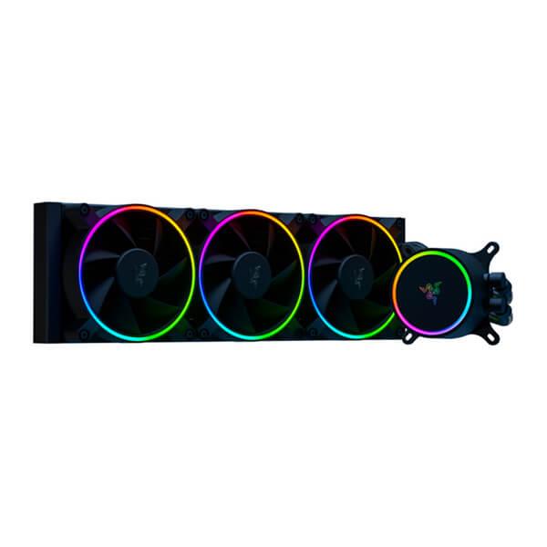 Razer Hanbo Chroma RGB Black All In One 360mm CPU Liquid Cooler with ARGB Pump Cap