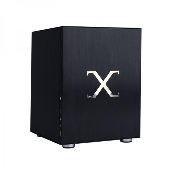 Xrig X1-G1 Black Portable Gaming Desktop (Intel i5 9400F, Nvidia GTX 1650 4GB, 8GB DDR4, 1TB HDD, 240GB M.2 SSD)