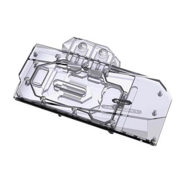 Bykski ARGB GPU Water Block With Backplate For Gigabyte RTX 3090 And RTX 3080 Eagle, Vision and Gaming OC - Clear Acrylic (N-GV3090GMOC-X)
