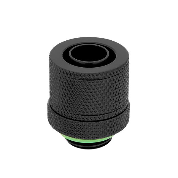 Corsair Hydro X Series XF Softline 10/13mm Compression (3/8inch / 1/2inch) ID/OD Fittings Four Pack (Black)