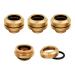 Corsair Hydro X Series XF Hardline 14mm OD Fitting Four Pack (Gold)