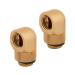 CORSAIR Hydro X Series XF Hardline 90° Rotary Adapters Twin Pack (Gold)