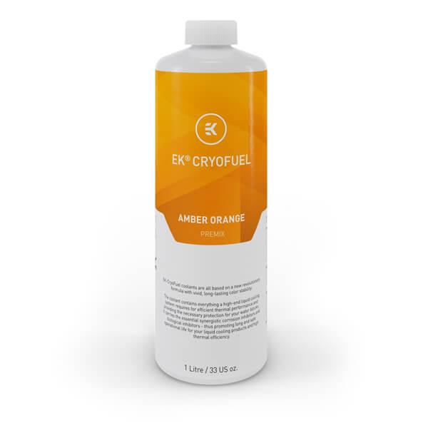 EK-CryoFuel Transparent Coolant Premix 1000ml (Amber Orange)