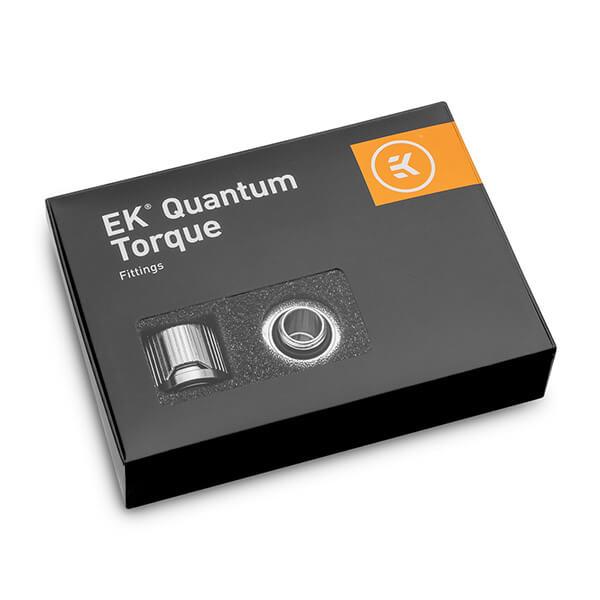 EK-Quantum Torque 6 Pack STC 16 - Full Nickel (10mm ID / 16mm OD - G1/4 - Soft Tube Compression Fittings)