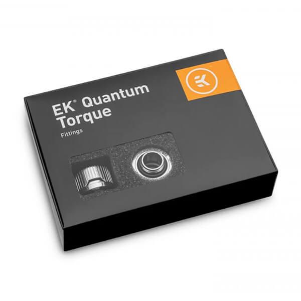 EK-Quantum Torque 6 Pack HDC 14 - Full Nickel (10mm ID / 14mm OD - G1/4 - Hard Tube Compression Fittings)