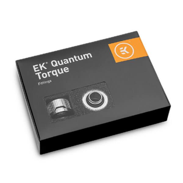 EK-Quantum Torque 6 Pack HDC 16 - Full Nickel (12mm ID / 16mm OD - G1/4 - Hard Tube Compression Fittings)