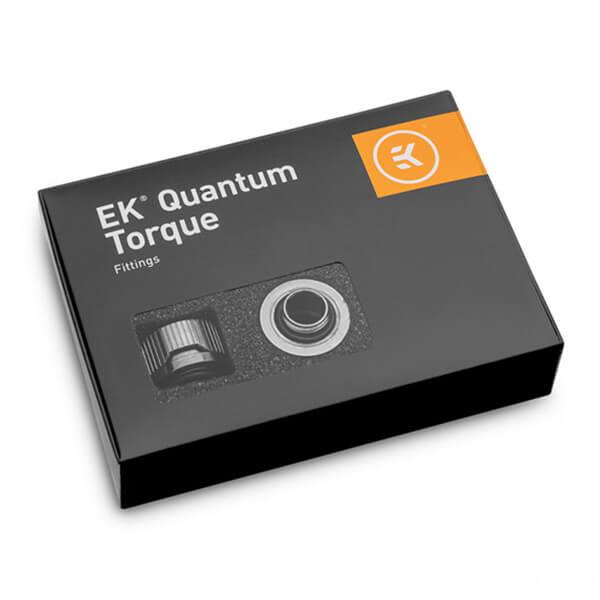 EK-Quantum Torque 6 Pack HDC 14 - Black Nickel (10mm ID / 14mm OD - G1/4 - Hard Tube Compression Fittings)