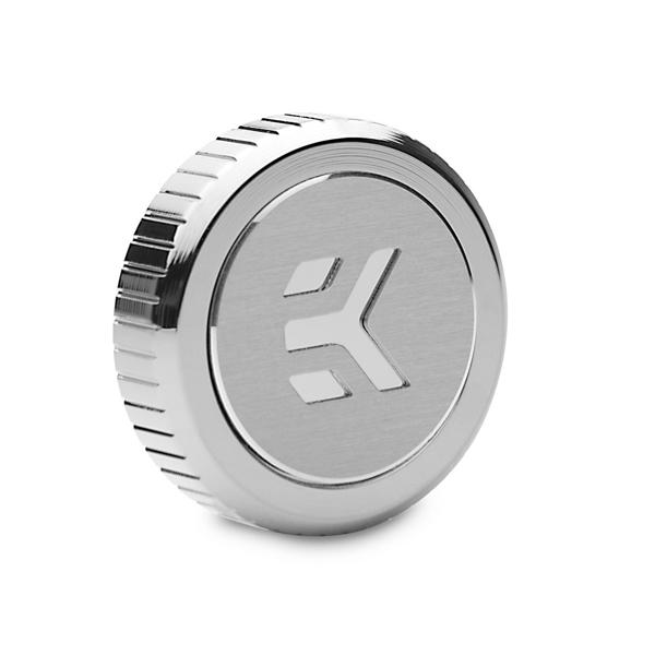 EK-Quantum Torque - Stop Plug With Badge - Nickel