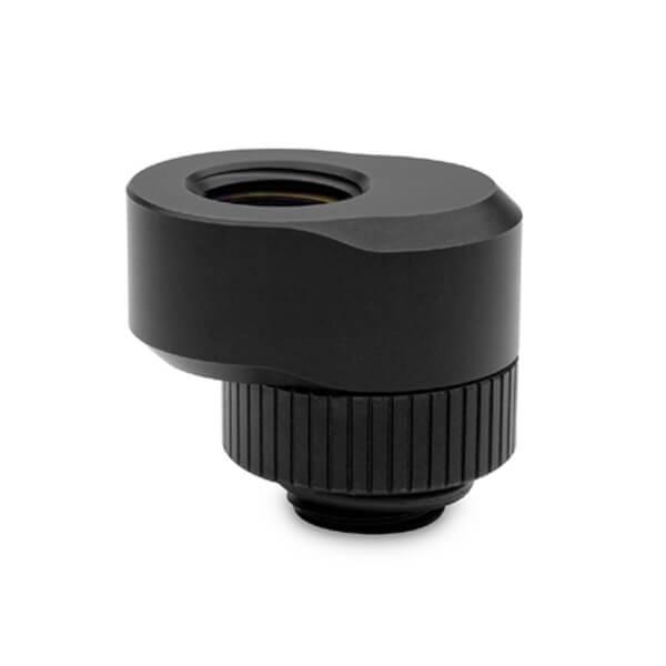 EK-Quantum Torque - Rotary Offset 7 - 7mm Male-Female Adapter Fitting - (Black)