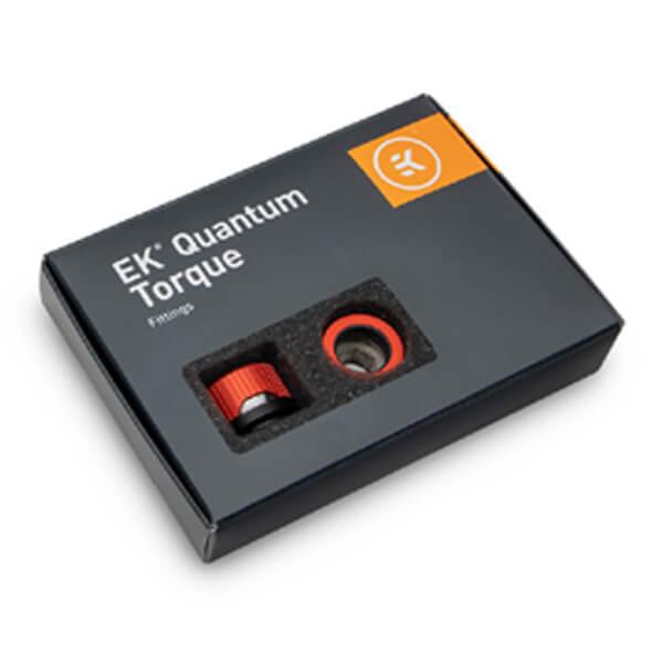 EK-Quantum Torque 6 Pack HDC 16 - Red Special Edition (12mm ID / 16mm OD - G1/4 - Hard Tube Compression Fittings)