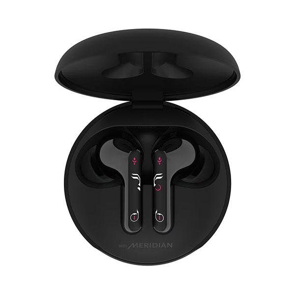 LG Tone Free Wireless Uvnano Bluetooth Earbuds (Black)