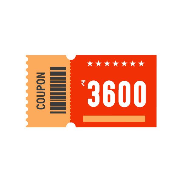 INR 3,600 Festive Discount Coupon Voucher