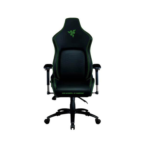 Razer Iskur Gaming Chair with Built-in Lumbar Support (Black-Green)