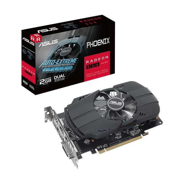 Asus Phoenix Radeon RX 550 2GB GDDR5 64-bit Gaming Graphics Card