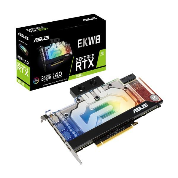 Asus EK-GeForce RTX 3090 24GB GDDR6X 384-bit Gaming Graphics Card With Water Block