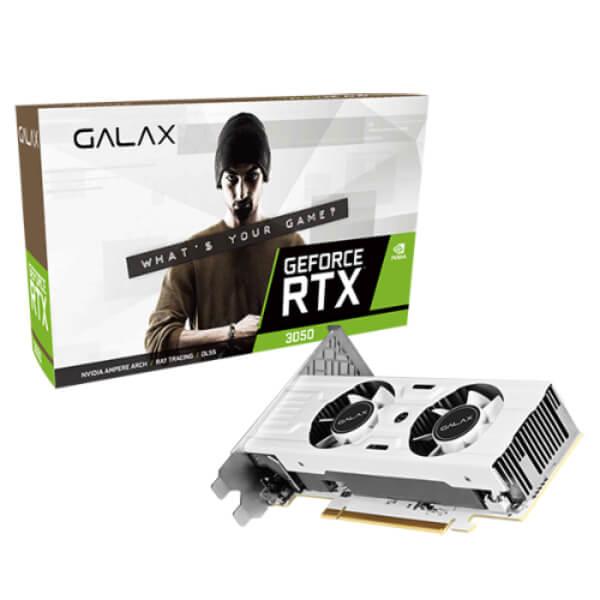 Galax RTX 3050 LP White 6GB Gaming Graphics Card