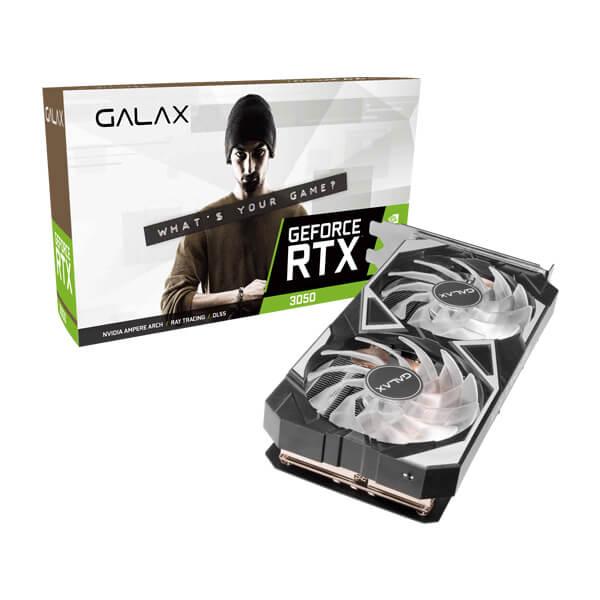 Galax GeForce RTX 3050 EX (1-Click OC) LHR 8GB GDDR6 128-bit Gaming Graphics Card