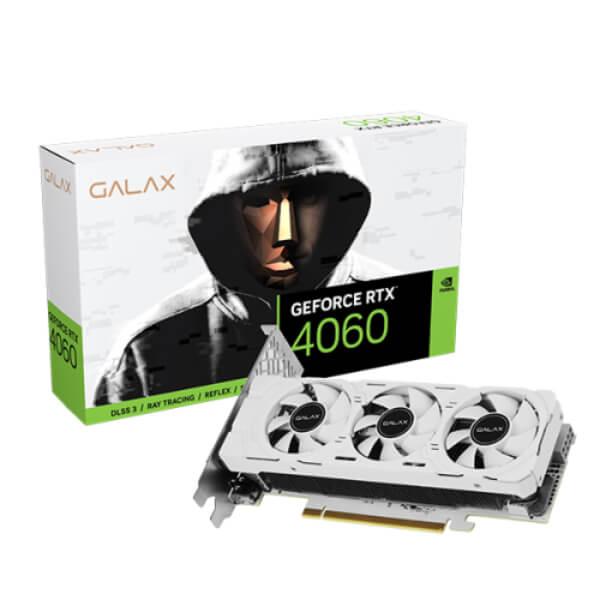 Galax RTX 4060 LP White 8GB Gaming Graphics Card