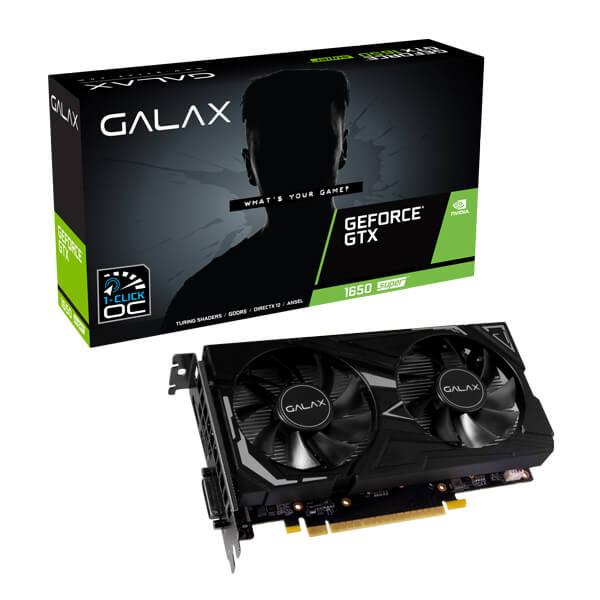 Galax GeForce GTX 1650 Super EX (1-Click OC) 4GB GDDR6 128-bit Gaming Graphics Card