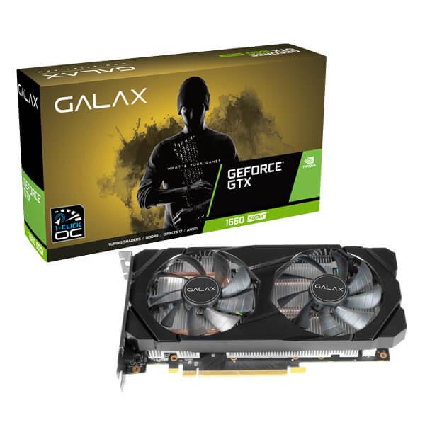 Galax GeForce GTX 1660 Super (1-Click OC) 6GB GDDR6 192-bit Gaming Graphics Card