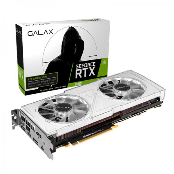 Galax GeForce RTX 2080 OC White 8GB GDDR6 256-bit Gaming Graphics Card