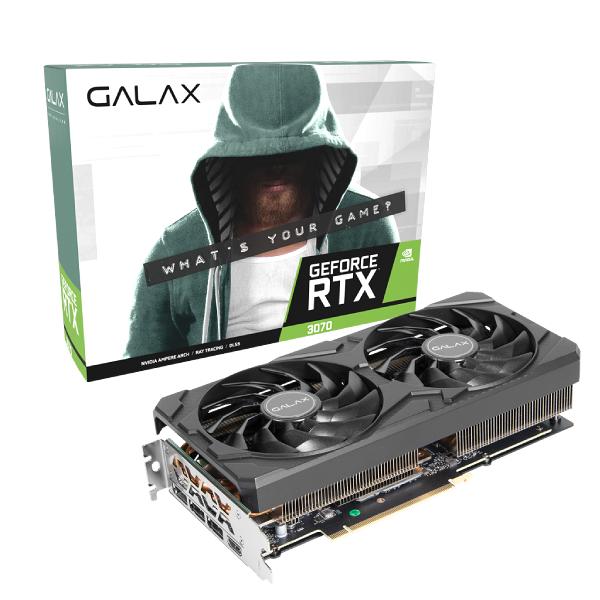 Galax GeForce RTX 3070 LHR (1-Click OC) 8GB GDDR6 256-bit Gaming Graphics Card