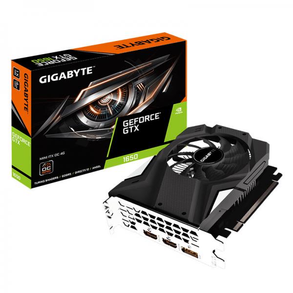 Gigabyte GeForce GTX 1650 Mini ITX OC 4GB GDDR5 128-bit Gaming Graphics Card