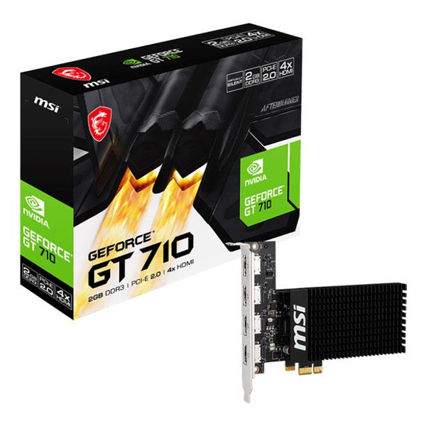 MSI Geforce GT 710 2GD3H 4HDMI Gaming Graphics Card