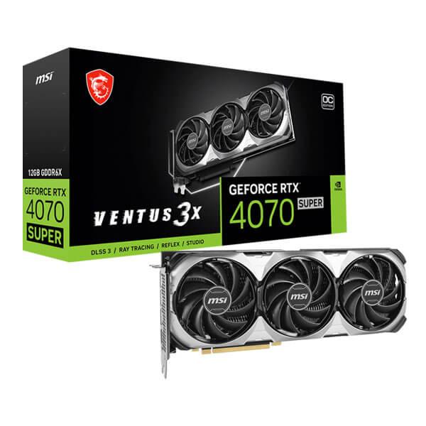 MSI RTX 4070 Super Ventus 3X OC 12GB Gaming Graphics Card