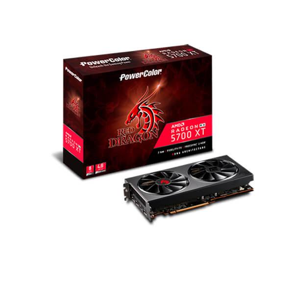 PowerColor Red Dragon Radeon RX 5700 XT OC 8GB GDDR6 256-Bit Gaming Graphics Card