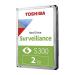 Toshiba S300 2TB 5400 RPM Surveillance Desktop Internal HDD