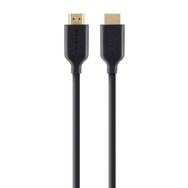 Belkin Gold-Plated High-Speed 1 Meter HDMI Cable with Ethernet (Black)