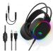 Ant Esports H1000 Pro RGB Gaming Over Ear Headset With Mic