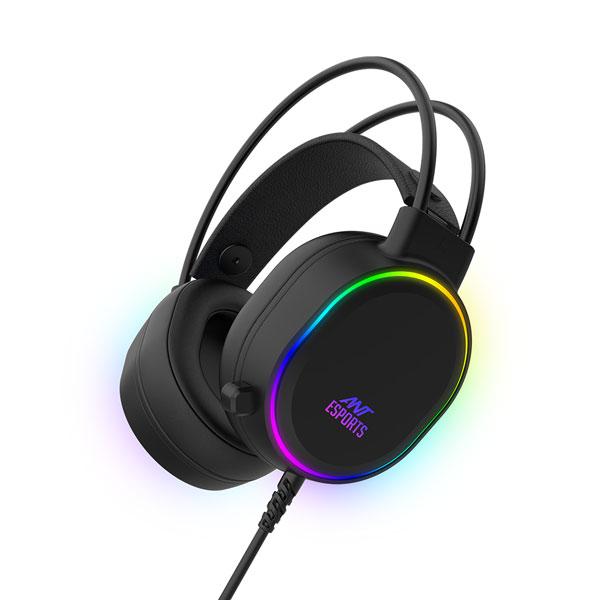 Ant Esports H1000 Pro RGB Gaming Over Ear Headset With Mic