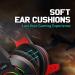 Ant Esports H550W RGB World Of Warships Virtual 7.1 Surround Sound Over Ear Gaming Headset With Mic (Black-Red)