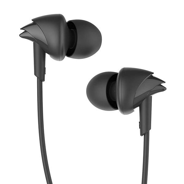 Boat BassHeads 110 Stereo In-Ear Wired Earphone (Black)