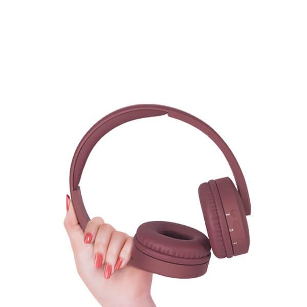 Fingers Beaute Wireless Bluetooth Headset (Mocha Maroon)