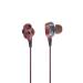 Fingers Dual Driver MusiPods W6 Wired Earphone (Burgundy)