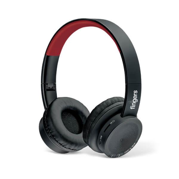 Fingers Rock-N-Roll H2 Wireless Headset (Soft Black-Rich Red)