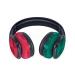 Fingers Sugar-n-Spice H1 Wireless Bluetooth Headset (Ruby Red-Emerald Green)