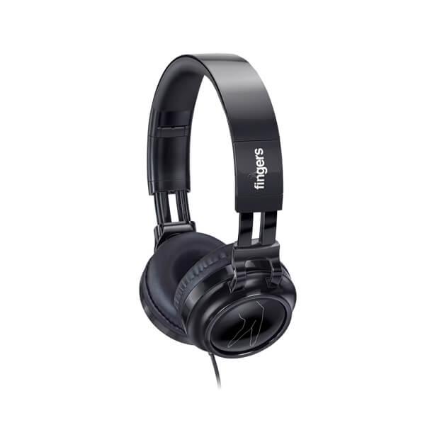 Fingers Superstar H6 Wired Headset (Piano Black)
