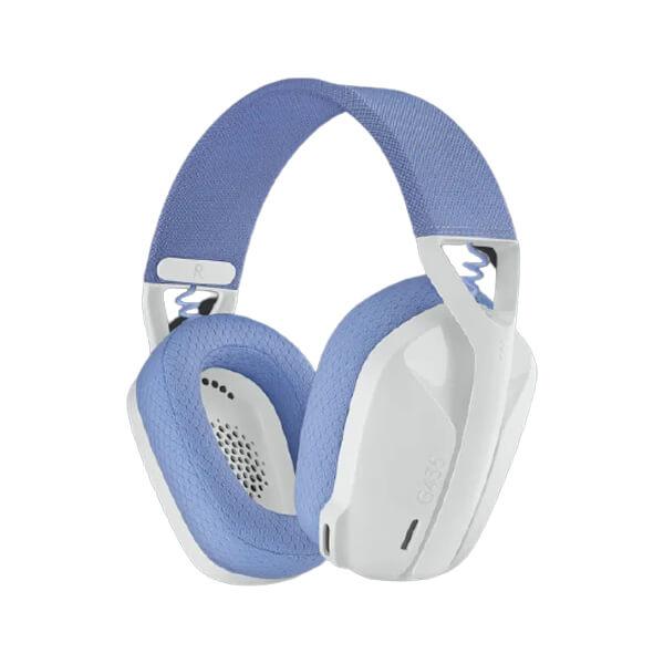 Logitech G435 Wireless Over Ear Gaming Headset With Mic (Off White-Lilac)