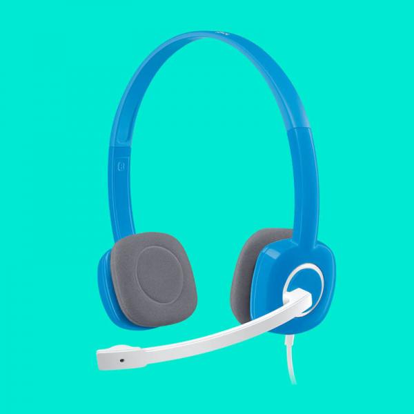Logitech H150 Stereo Headphone (Blue)