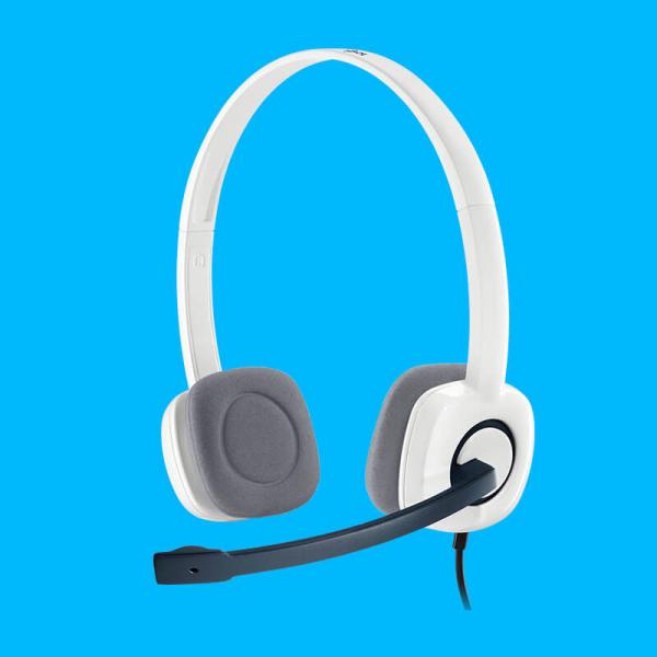 Logitech H150 Stereo Headphone (White)