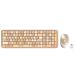 Ant Esports WKM44 Wireless Keyboard and Mouse Combo (Brown)