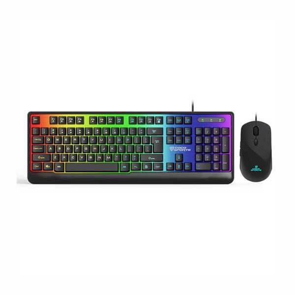 Coco Sports Neon Gaming Keyboard and Mouse Combo