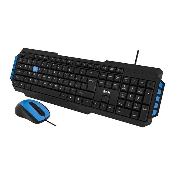 EVM Wired Keyboard and Mouse Combo WDKM-414