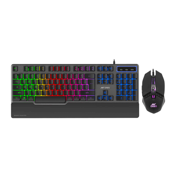 Ant Esports KM540 Gaming Keyboard And Mouse Combo With LED Backlight